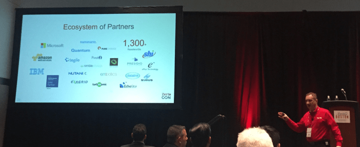 Don Wales discussing Zerto's cloud partnerships